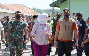 Forkopimda Purwakarta Tinjau Lokasi Longsor di Kampung Sukamaju Pondoksalam