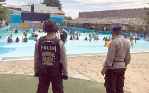 Masa Liburan Lebaran, Sat Samapta Polres Purwakarta Patroli ke Sejumlah Obyek Wisata