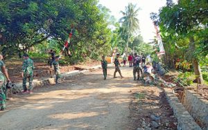 Bangun Sinergitas, Polres Purwakarta Dukung Program TMMD Ke-113 di Desa Wanawali