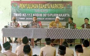 Antisipasi Penyalahgunaan Narkoba, Kodim 0619/Purwakarta Gelar Sosialisasi Pencegahan