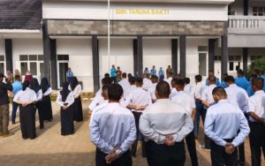 Gelar MPLS Tahun 2022, SMK Taruna Sakti Purwakarta Gandeng TNI dan Polri