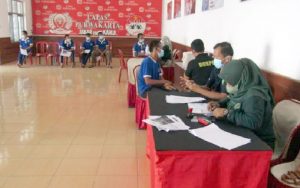 Lapas Kelas IIB Purwakarta Gelar Vaksinasi Dosis Ketiga (Booster) Bagi Warga Binaan