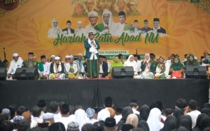 Anne Ratna Mustika Hadiri Kirab Kebangsaan Harlah 1 Abad NU Purwakarta