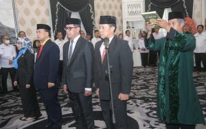 Anne Ratna Mustika Lantik Empat Pejabat Pimpinan Tinggi Pratama Pemkab Purwakarta