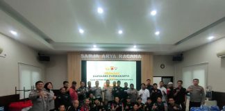 Polda Jawa Barat gelar kegiatan silaturahmi bersama club motor yang ada di Kabupaten Purwakarta.