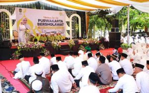 Awali Rangkaian Hari Jadi Ke-192, Mitembeyan Purwakarta Menggemakan Shalawat