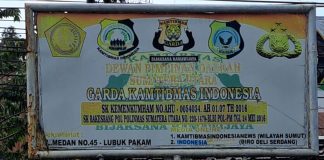sebagai pengurus Garda Kamtibmas Indonesia Kabupaten Humbang Hasundutan periode 2023-2028