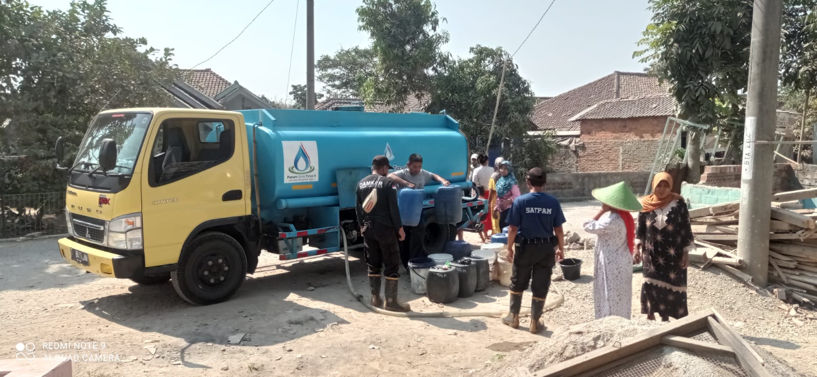Pendistribusian air bersih dilakukan secara bertahap dimulai bulan Mei 2023 di Desa Cigelam Kecamatan Babakan Cikao Purwakarta