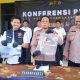 Wakapolres Purwakarta saat menggelar Konferensi pers