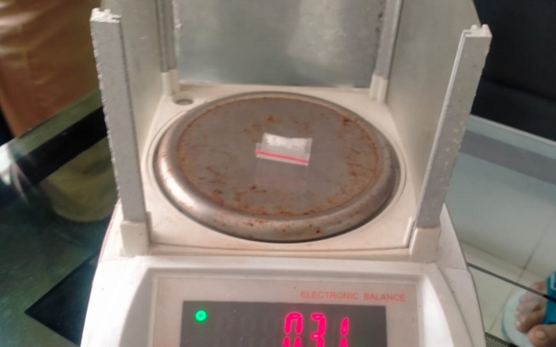 Barang bukti narkoba jenis sabu