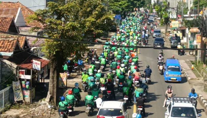 Ribuan Ojol Purwakarta Mogok Massal! Tuntut Keadilan dan Kesejahteraan