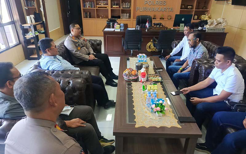 Silaturahmi PWI bersama Kapolres Purwakarta
