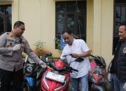 Polres Purwakarta Kembalikan Motor Curian kepada Warga Desa Tegalsari