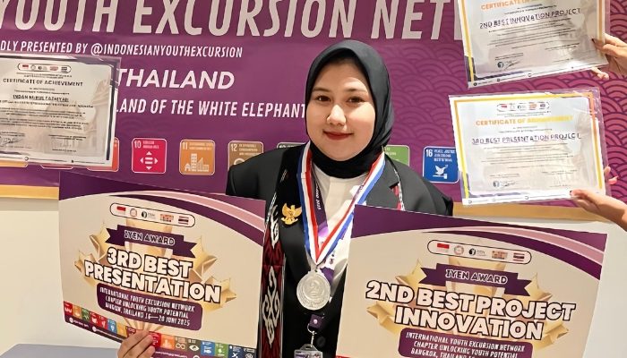 Dari Purwakarta ke Thailand: Kisah Sukses Indah Nurul Fazriyah di Ajang IYEN 2025