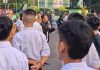 Pelepasan siswa Purwakarta ke Barak Militer