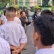 Pelepasan siswa Purwakarta ke Barak Militer