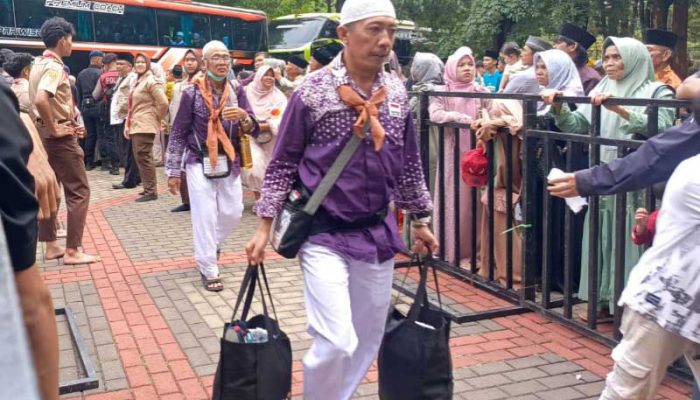 Sebanyak 445 Jamaah Haji Purwakarta Pertama Tiba di Kampung Halaman