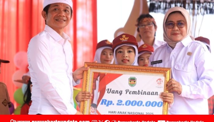 Rayakan Hari Anak di Desa, Pemkab Purwakarta Gaungkan Nilai Karakter Sejak Dini
