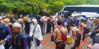 Kepulangan jemaah Haji Purwakarta