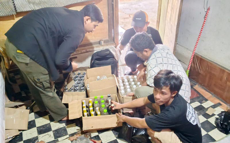 Razia miras Sat Res Narkoba Polres Purwakarta