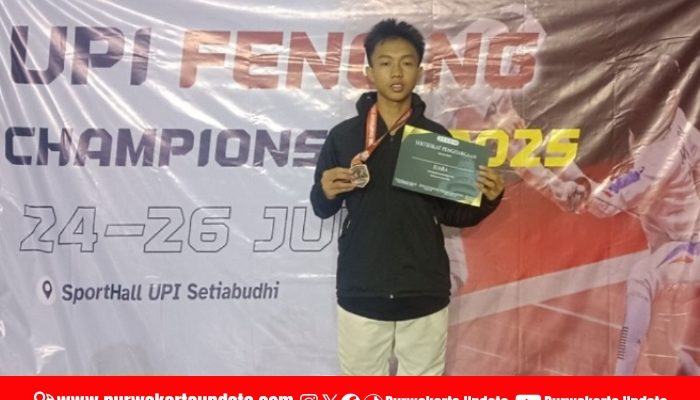 Pelajar SMPN 1 Purwakarta Sabet Juara 3 Nasional di Cabang Anggar UPI Fencing Championship 2025