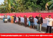 Bendera Merah Putih 100 Meter Awali Event Antara Sukarata–Lembur Pakuan di Purwakarta