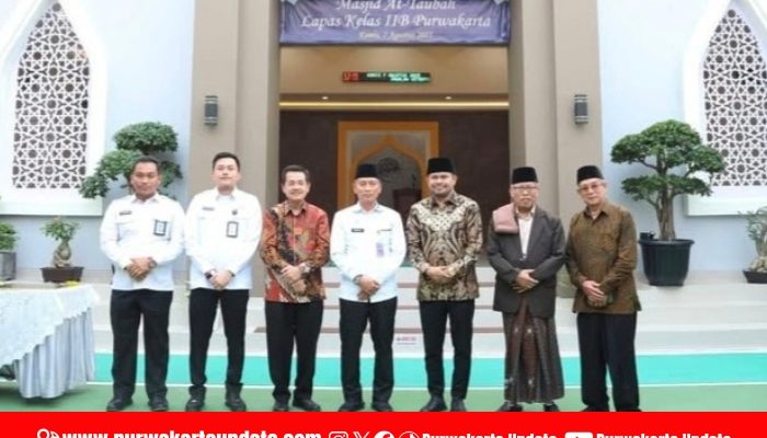 Pemda Purwakarta Dukung Peresmian Masjid At-Taubah di Lapas Kelas IIB
