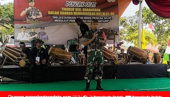 Dandim 0619/Purwakarta: Pasanggiri Pencak Silat di Koramil Darangdan Wujud Semangat HUT RI ke-80