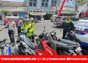 Suara Bising Dikeluhkan Warga, Polres Purwakarta Gelar Razia Knalpot Brong