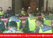 Khidmat, Doa Bersama Kodim 0619/Purwakarta Jadi Wujud Kebersamaan TNI dan Masyarakat