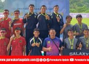 Babinsa Cikadu Koramil 1904/Campaka Raih Juara Estafet di Kejuaraan Atletik SAGC Champions 2025