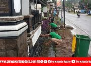 Antisipasi Banjir di Musim Hujan, Camat Purwakarta Ajak Warga Bersihkan Drainase