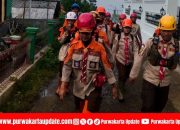 Kwarcab Pramuka Purwakarta Kirim Tim SAR 0914 ke Lokasi Longsor Cisarua