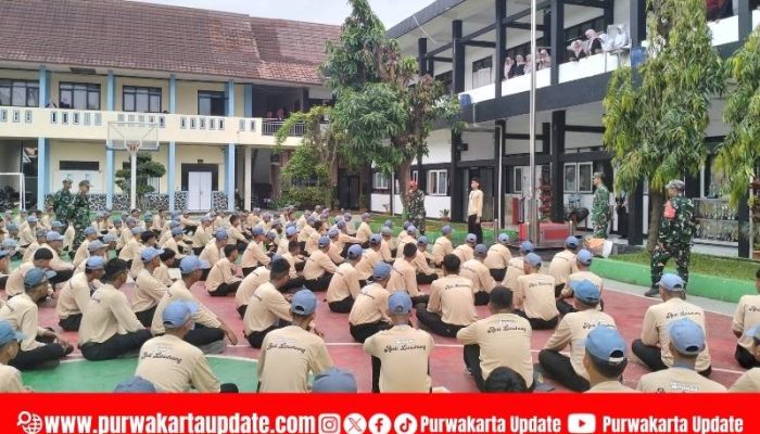 Kodim 0619/Purwakarta Gelar Pembinaan Karakter dan LDKS di SMKN 2 Purwakarta