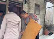 Polsek Purwakarta Kota Bedah Rumah Warga Nagri Tengah, Wujud Kepedulian Sosial Polri