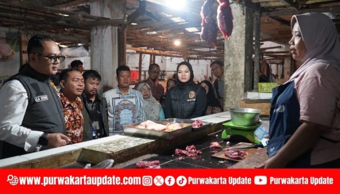 Jelang Ramadan, Polres Purwakarta Sidak Harga dan Stok Bahan Pokok di Pasar Tradisional