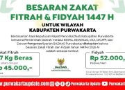 Jelang Ramadan 1447 H, BAZNAS Purwakarta Umumkan Zakat Fitrah Rp45 Ribu