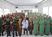 Prajurit dan Persit Kodim 0619/Purwakarta Ikuti Penyuluhan Hipertensi, Jantung, dan Diabetes