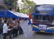 Om Zein dan Forkopimda Lepas Ratusan Peserta Mudik Gratis 2026 dari Purwakarta