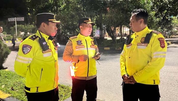 Kapolres Purwakarta Pantau KRYD Arus Balik di Rest Area Tol Cipularang