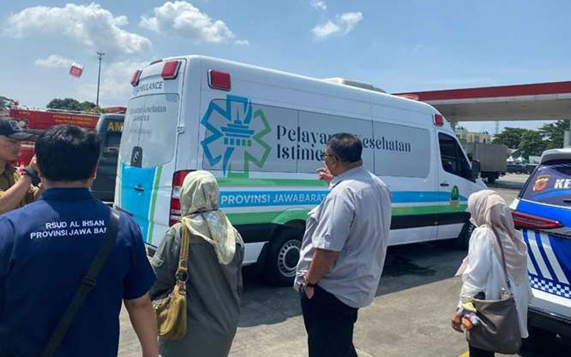 Mobil layanan kesehatan pemudik