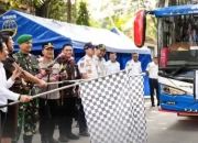 Om Zein Lepas Ratusan Peserta Mudik Gratis Purwakarta 2026 ke Jateng