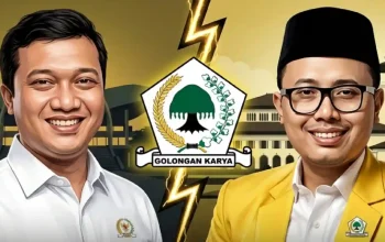 Kandidat Musda Golkar Jabar 2026 Daniel Mutaqien dan Ahmad Hidayat.