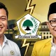 Kandidat Musda Golkar Jabar 2026 Daniel Mutaqien dan Ahmad Hidayat.