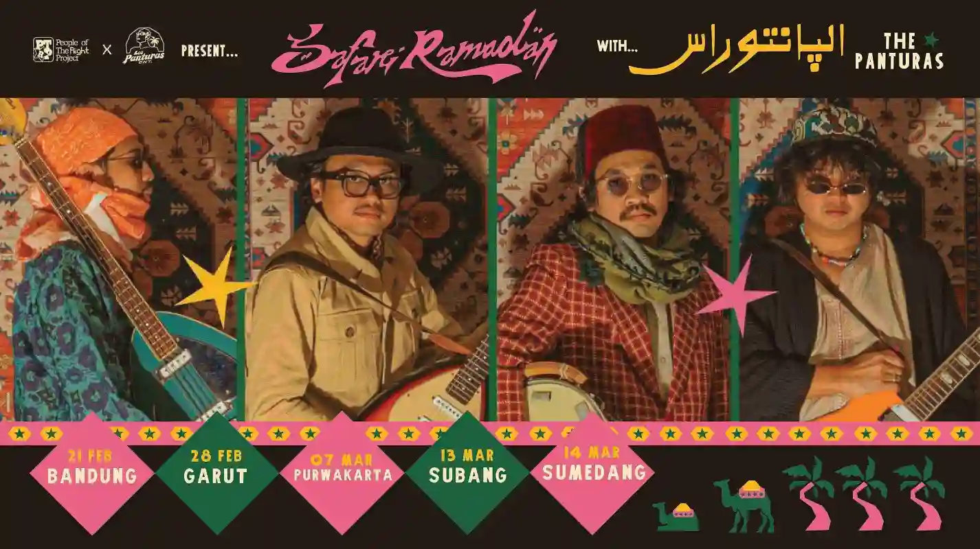 Band The Panturas gelar konser Safari Ramadhan Purwakarta sambil ajak fans berburu pahala.