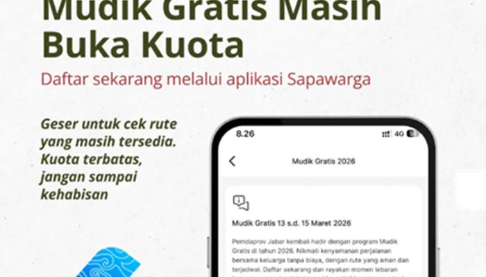 Tiket Mudik Gratis Jabar Masih Tersedia, Cek di Aplikasi Sapawarga