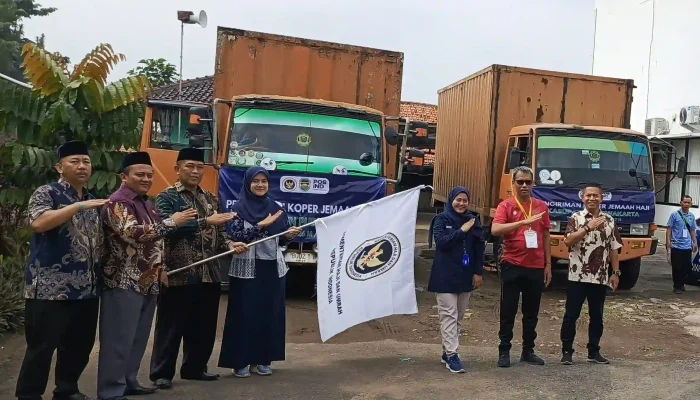 Ratusan Koper Jemaah Haji Purwakarta Dikirim Ke Asrama Haji Indramayu