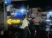 Jaga Kondusifitas, Polsek Pasawahan Gencarkan Blue Light Patrol