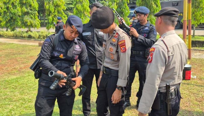 Personel Polres Purwakarta Asah Kemampuan Taktis, Siap Amankan Situasi