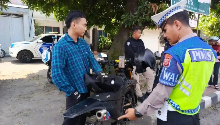 Bikin Berisik Purwakarta, Polisi Tindak Pengguna Knalpot Brong